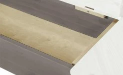 maison bleue Truheneckbank massiv Florian | Grau / Weiß ca. 171 x 214 cm -Bänke Verkaufsladen 15301924 4 202108191245