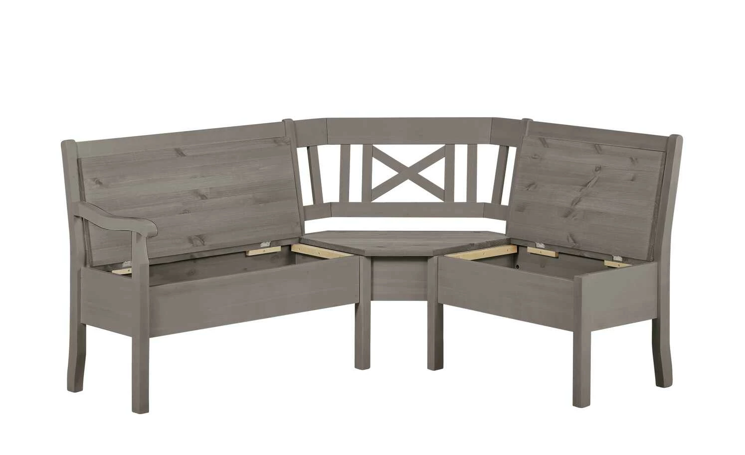 maison bleue Truheneckbank massiv Florian | Grau ca. 214 x 148 cm 4 maison bleue Truheneckbank massiv Florian | Grau ca. 214 x 148 cm – Bild 4