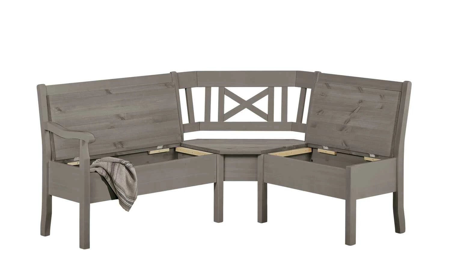 maison bleue Truheneckbank massiv Florian | Grau ca. 214 x 148 cm 5 maison bleue Truheneckbank massiv Florian | Grau ca. 214 x 148 cm – Bild 5