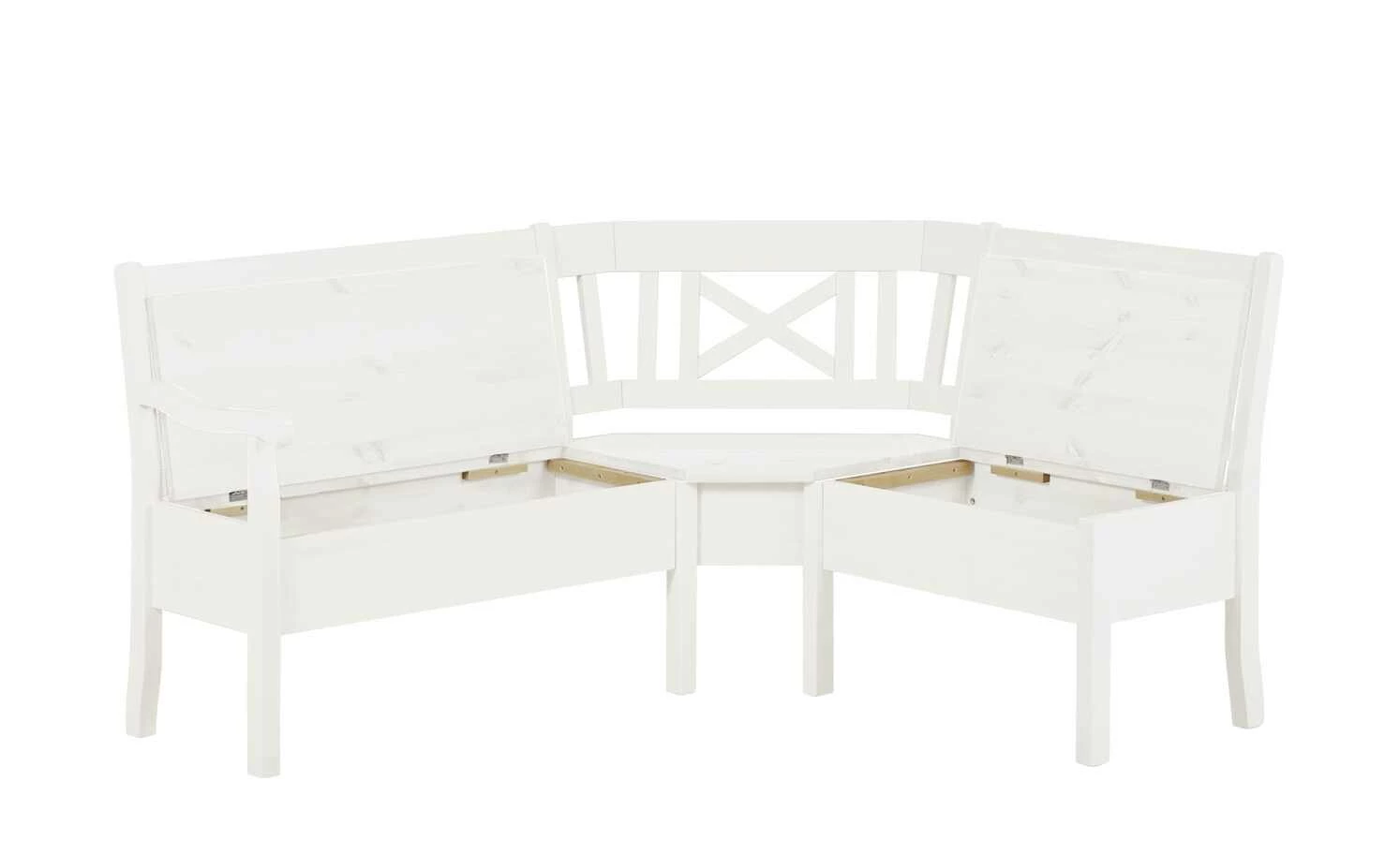 maison bleue Truheneckbank massiv Florian | Weiß ca. 214 x 148 cm 3 maison bleue Truheneckbank massiv Florian | Weiß ca. 214 x 148 cm – Bild 3