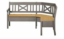 maison bleue Truheneckbank massiv Florian | Grau / laugenfarben ca. 214 x 148 cm -Bänke Verkaufsladen 15301934 1 202108191245