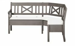 maison bleue Truheneckbank massiv Florian | Grau / Weiß ca. 214 x 148 cm -Bänke Verkaufsladen 15301938 1 202108191248