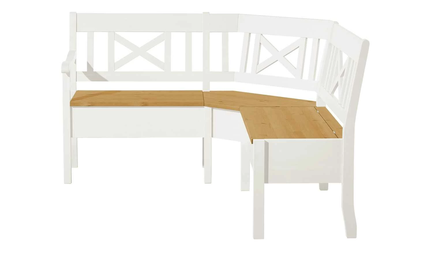 maison bleue Truheneckbank massiv Florian | Weiß / laugenfarben ca. 148 x 214 cm 7 maison bleue Truheneckbank massiv Florian | Weiß / laugenfarben ca. 148 x 214 cm – Bild 7