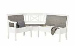 maison bleue Truheneckbank massiv Florian | Weiß / Grau ca. 148 x 214 cm -Bänke Verkaufsladen 15301942 7 202108191247