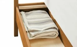 maison bleue Sitzbank mit Stauraum massiv Florian | bernsteinfarben / Weiß -Bänke Verkaufsladen 15302017 9 202108192240