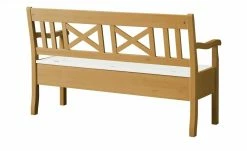 maison bleue Sitzbank mit Stauraum massiv Florian | laugenfarben / Weiß -Bänke Verkaufsladen 15302018 5 202108192241