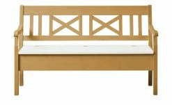 maison bleue Sitzbank mit Stauraum massiv Florian | laugenfarben / Weiß -Bänke Verkaufsladen 15302018 8 202108192241