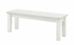 maison bleue Sitzbank massiv Florian | Weiß