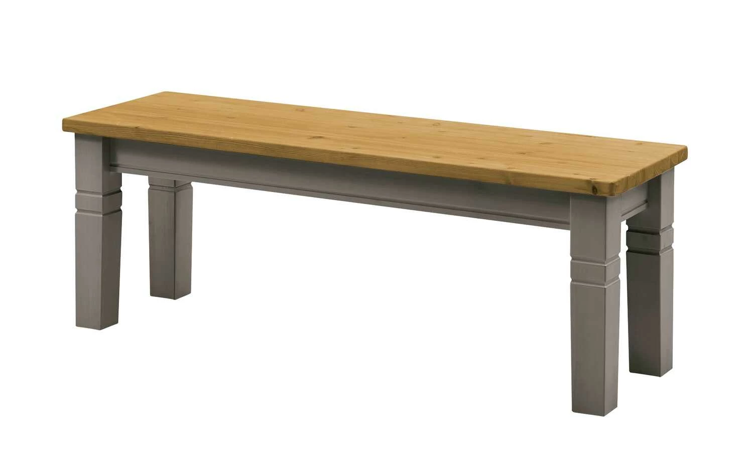 maison bleue Sitzbank massiv Florian | Grau / laugenfarben 1 maison bleue Sitzbank massiv Florian | Grau / laugenfarben