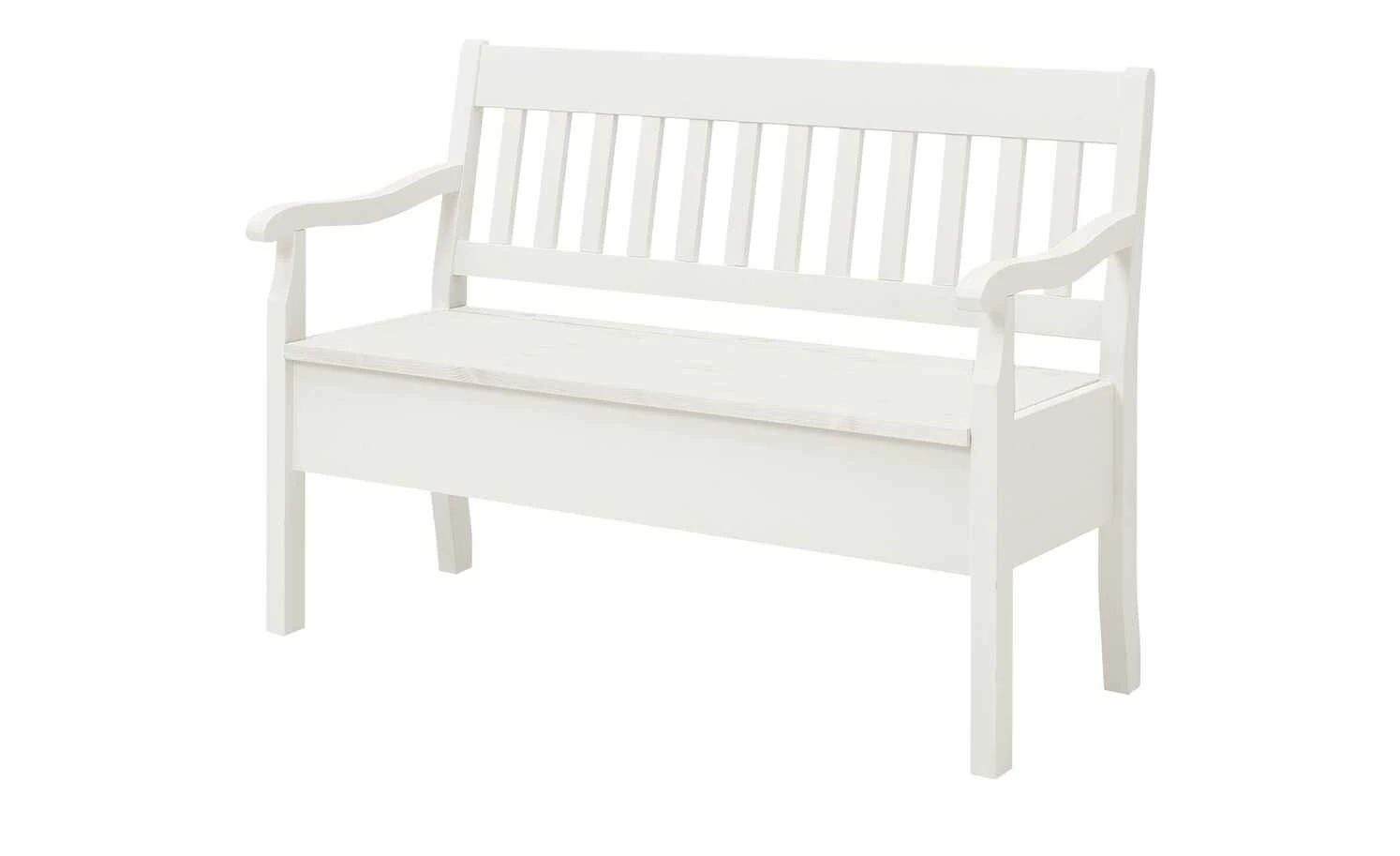 maison bleue Sitzbank mit Stauraum massiv Bendix | Weiß 130,9|cm Ja 1 maison bleue Sitzbank mit Stauraum massiv Bendix | Weiß 130,9|cm Ja