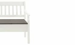 maison bleue Sitzbank mit Stauraum massiv Bendix | Weiß / Grau 130,9|cm Ja 8 maison bleue Sitzbank mit Stauraum massiv Bendix | Weiß / Grau 130,9|cm Ja -Bänke Verkaufsladen 15302066 2 202111241244
