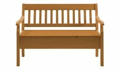 maison bleue Sitzbank mit Stauraum massiv Bendix | bernsteinfarben 130,9|cm Ja -Bänke Verkaufsladen 15302068 3 202111241244