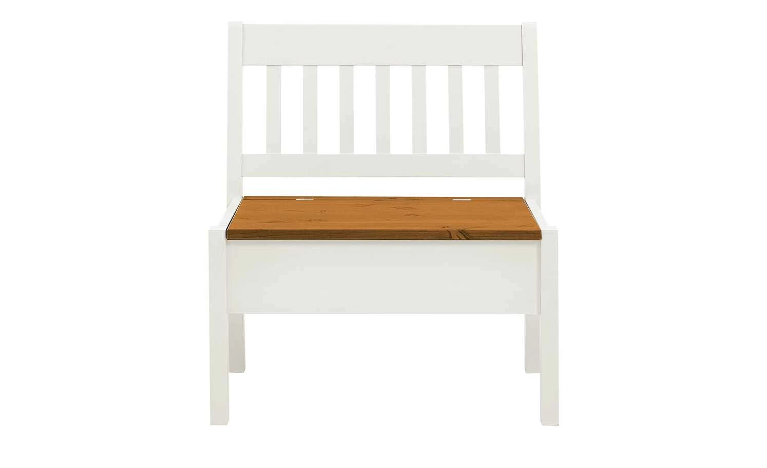 maison bleue Sitzbank mit Stauraum massiv Bendix | Weiß / bernsteinfarben 82,7|cm Nein 6 maison bleue Sitzbank mit Stauraum massiv Bendix | Weiß / bernsteinfarben 82,7|cm Nein – Bild 6