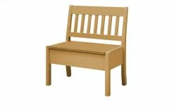 maison bleue Sitzbank mit Stauraum massiv Bendix | laugenfarben 82,7|cm Nein