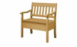 maison bleue Sitzbank mit Stauraum massiv Bendix | laugenfarben 82,7|cm Ja