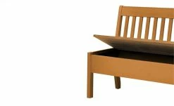 maison bleue Sitzbank mit Stauraum massiv Bendix | bernsteinfarben 169,1|cm Nein -Bänke Verkaufsladen 15302090 5 202111241244