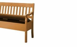 maison bleue Sitzbank mit Stauraum massiv Bendix | bernsteinfarben 169,1|cm Ja -Bänke Verkaufsladen 15302096 3 202111241244