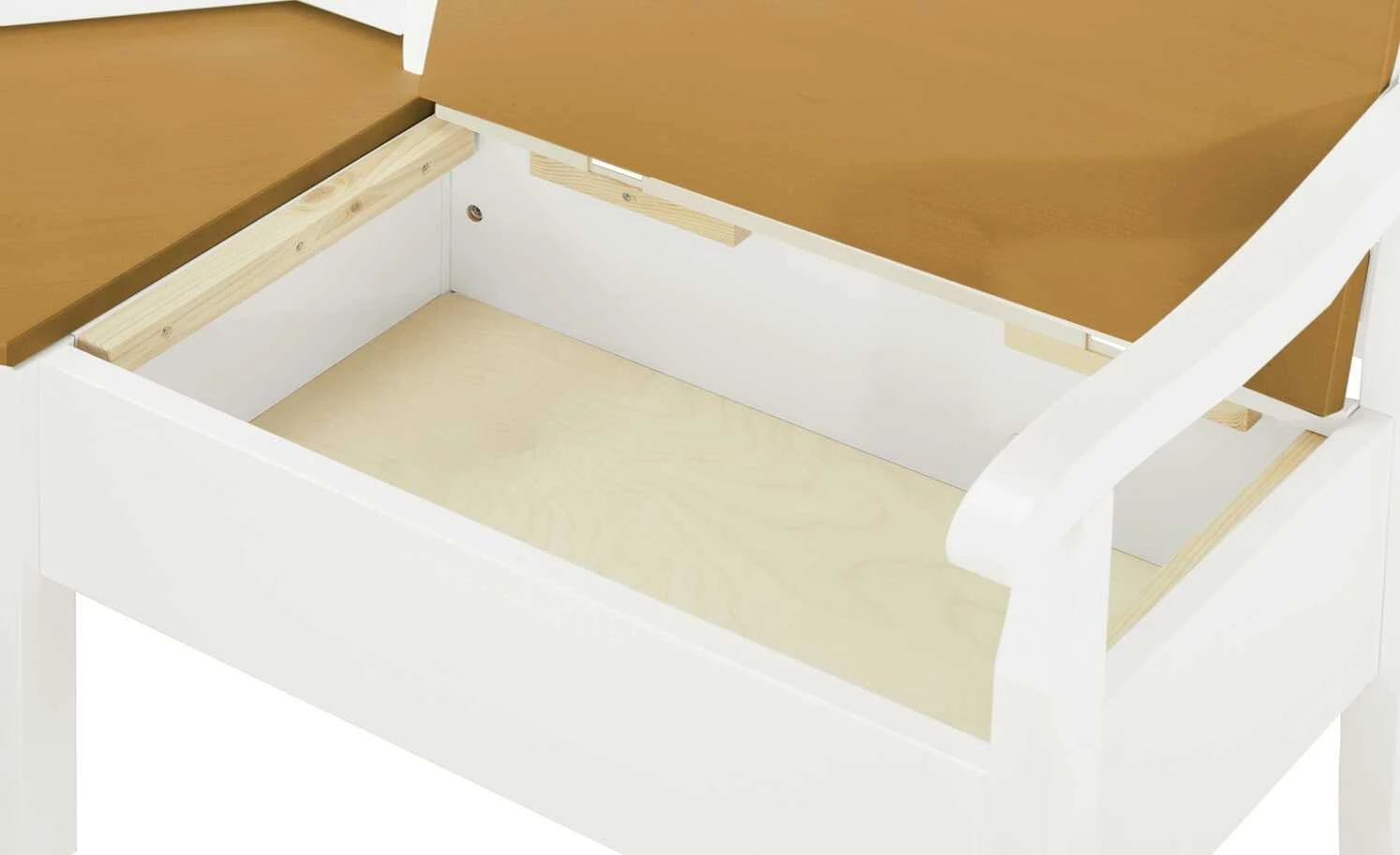 maison bleue Truhen-Eckbank massiv Bendix | Weiß / laugenfarben ca. 170 x 147 cm 3 maison bleue Truhen-Eckbank massiv Bendix | Weiß / laugenfarben ca. 170 x 147 cm – Bild 3