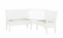 maison bleue Truhen-Eckbank massiv Bendix | Weiß ca. 213 x 170 cm -Bänke Verkaufsladen 15302108 7 202109221234