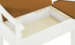 maison bleue Truhen-Eckbank massiv Bendix | Weiß / bernsteinfarben ca. 170 x 213 cm -Bänke Verkaufsladen 15302116 4 202109221234