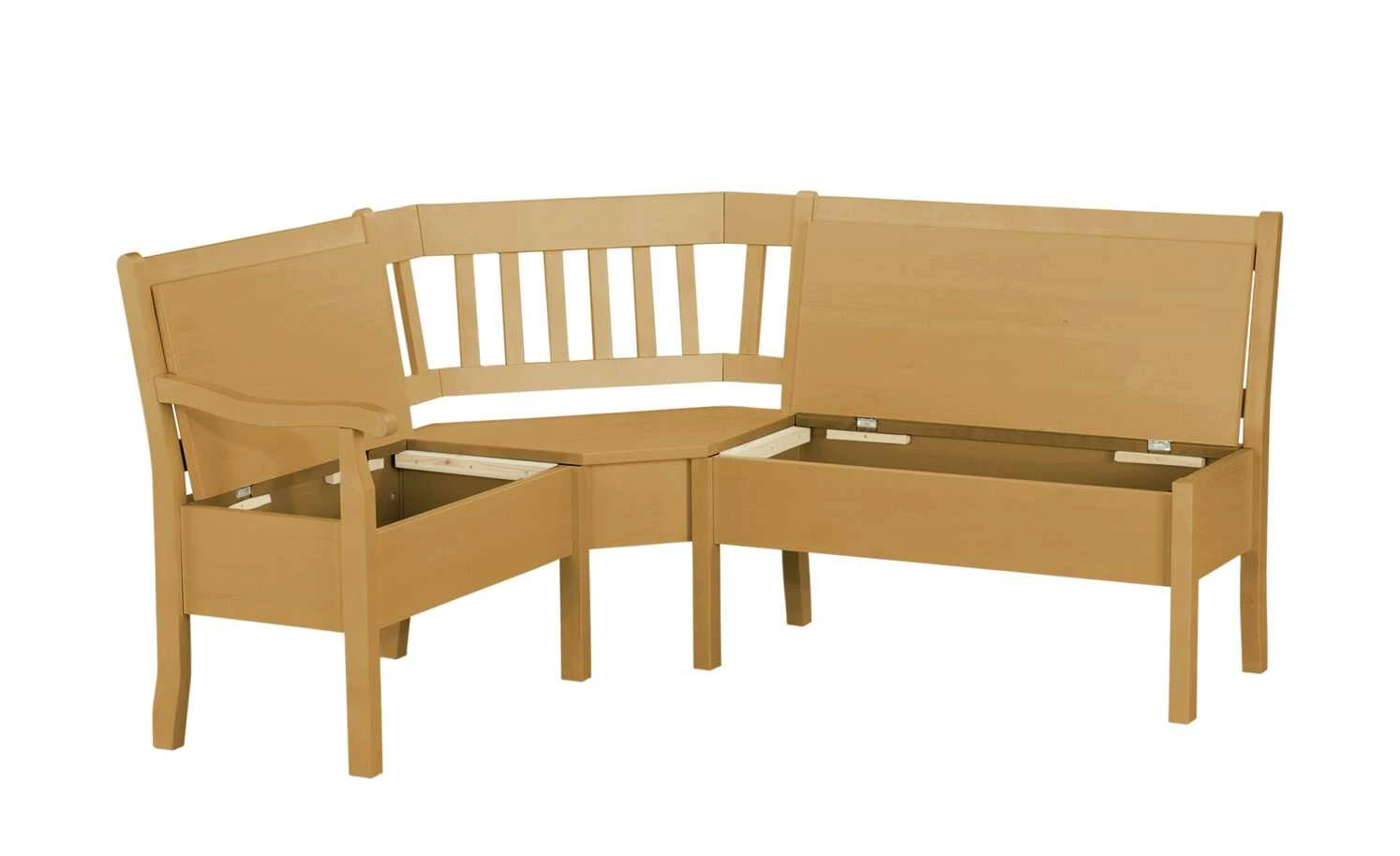 maison bleue Truhen-Eckbank massiv Bendix | laugenfarben ca. 170 x 213 cm 2 maison bleue Truhen-Eckbank massiv Bendix | laugenfarben ca. 170 x 213 cm – Bild 2