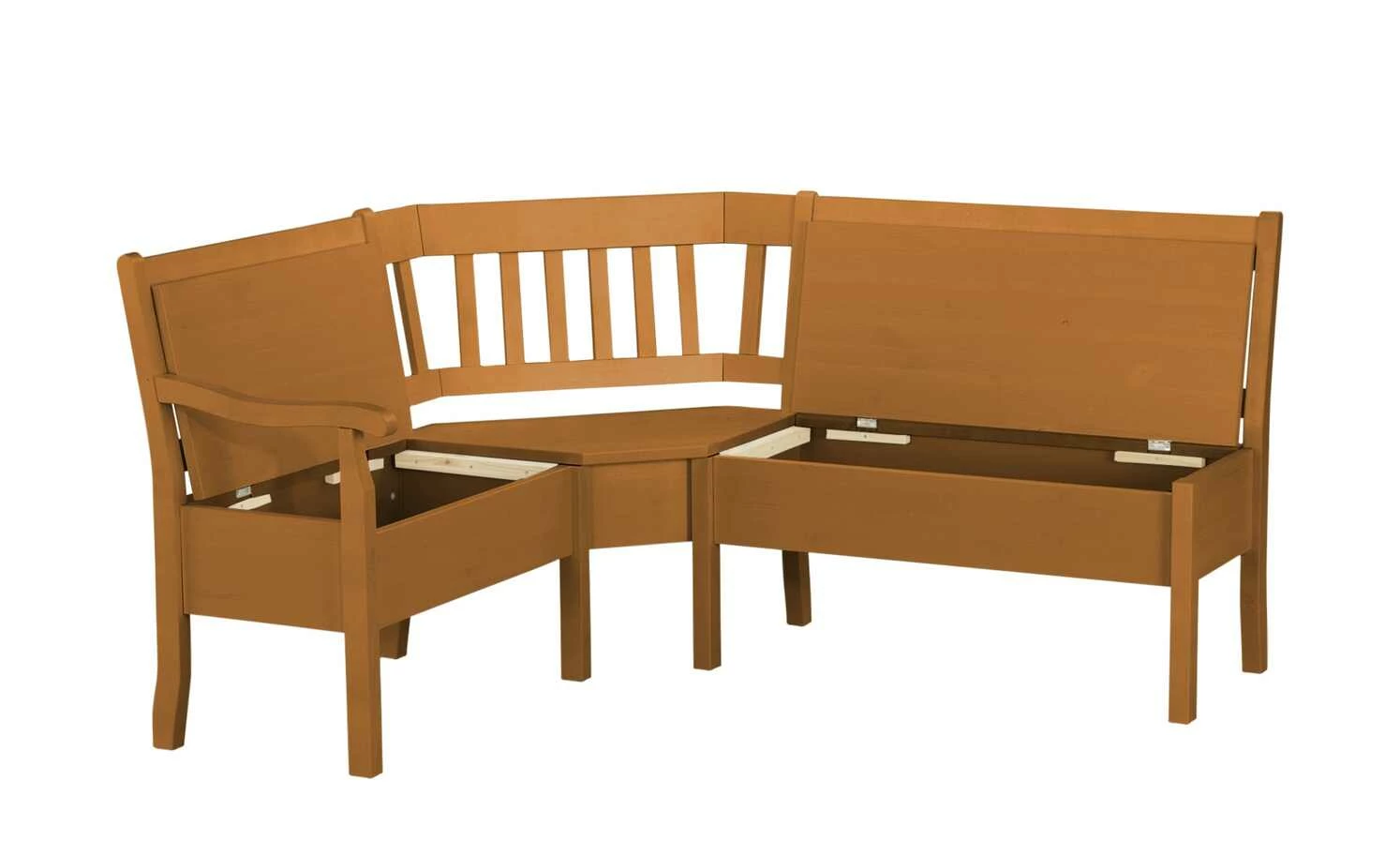 maison bleue Truhen-Eckbank massiv Bendix | bernsteinfarben ca. 170 x 213 cm 2 maison bleue Truhen-Eckbank massiv Bendix | bernsteinfarben ca. 170 x 213 cm – Bild 2