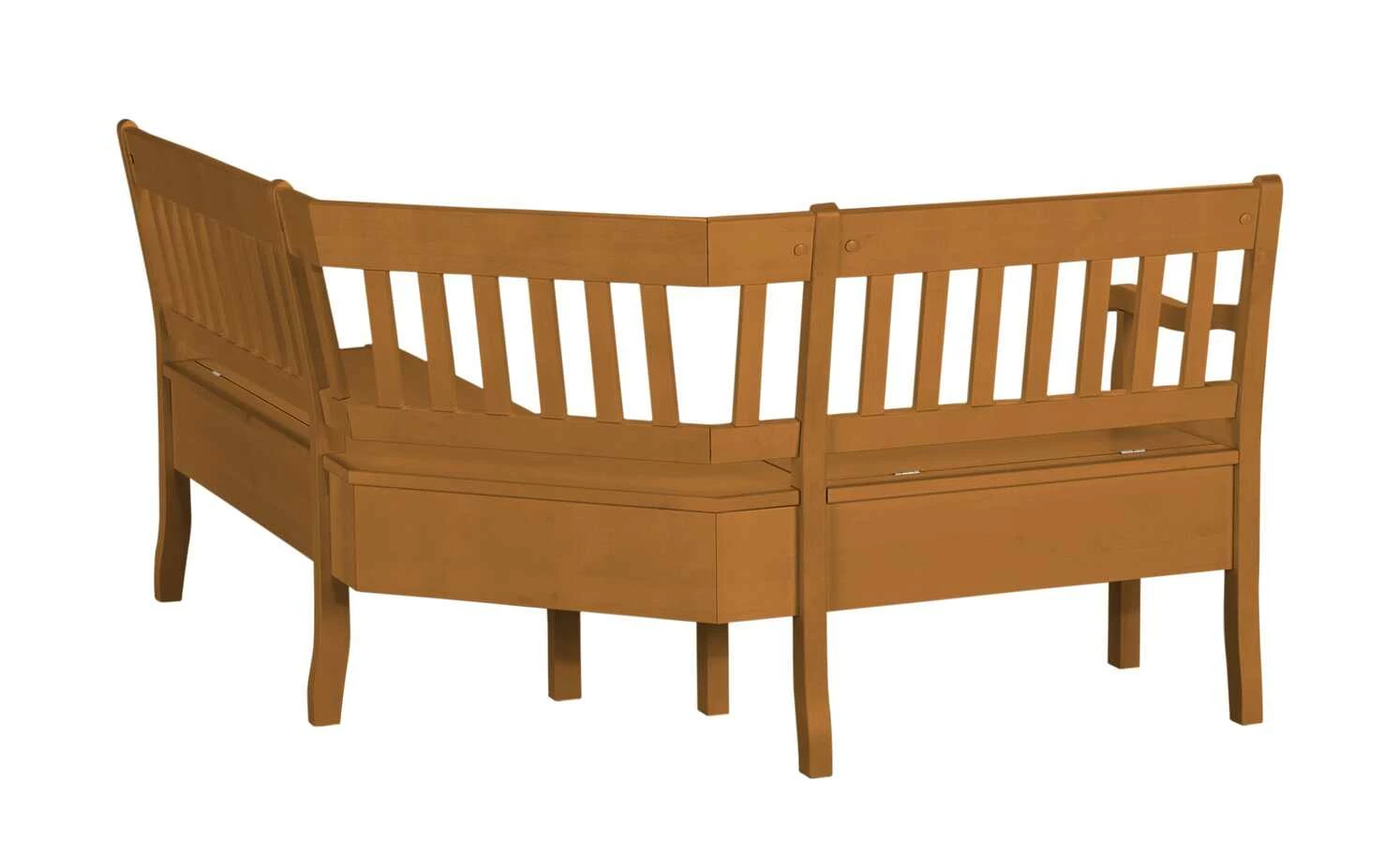 maison bleue Truhen-Eckbank massiv Bendix | bernsteinfarben ca. 170 x 213 cm 3 maison bleue Truhen-Eckbank massiv Bendix | bernsteinfarben ca. 170 x 213 cm – Bild 3