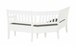 maison bleue Truhen-Eckbank massiv Bendix | Weiß / Grau ca. 213 x 147 cm -Bänke Verkaufsladen 15302123 7 202109221234