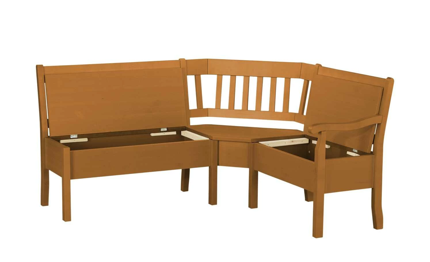 maison bleue Truhen-Eckbank massiv Bendix | bernsteinfarben ca. 213 x 147 cm 8 maison bleue Truhen-Eckbank massiv Bendix | bernsteinfarben ca. 213 x 147 cm – Bild 8