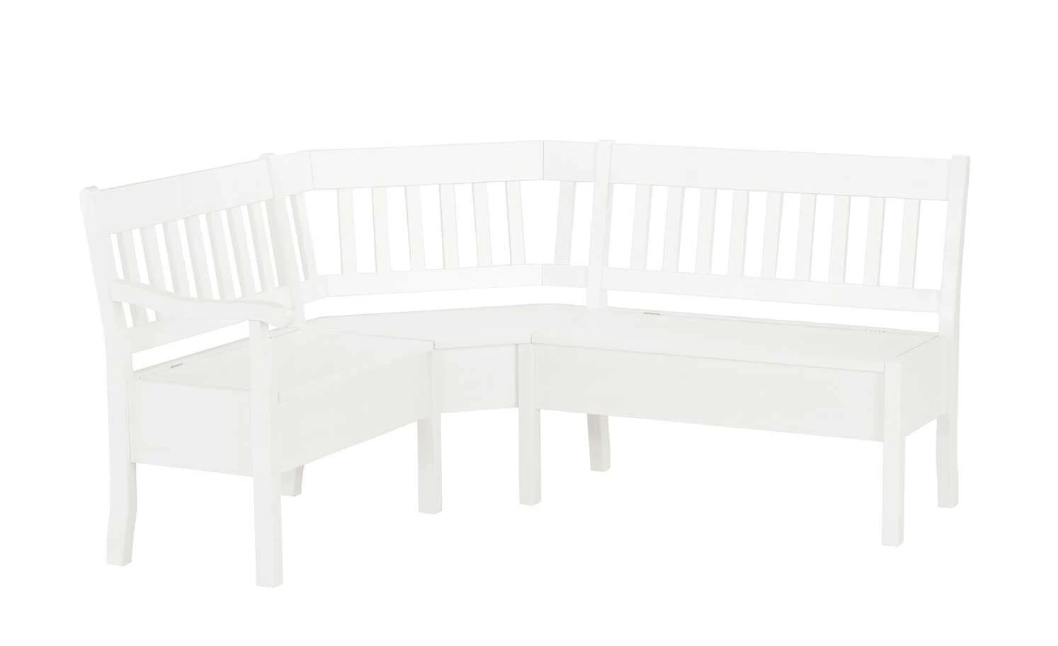 maison bleue Truhen-Eckbank massiv Bendix | Weiß ca. 147 x 213 cm 1 maison bleue Truhen-Eckbank massiv Bendix | Weiß ca. 147 x 213 cm