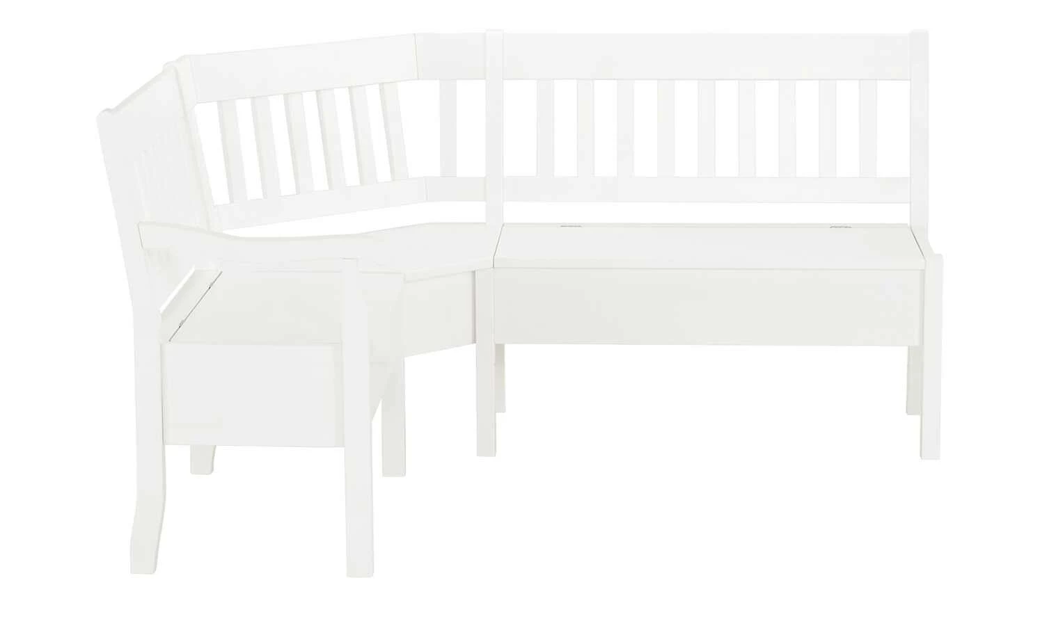 maison bleue Truhen-Eckbank massiv Bendix | Weiß ca. 147 x 213 cm 7 maison bleue Truhen-Eckbank massiv Bendix | Weiß ca. 147 x 213 cm – Bild 7