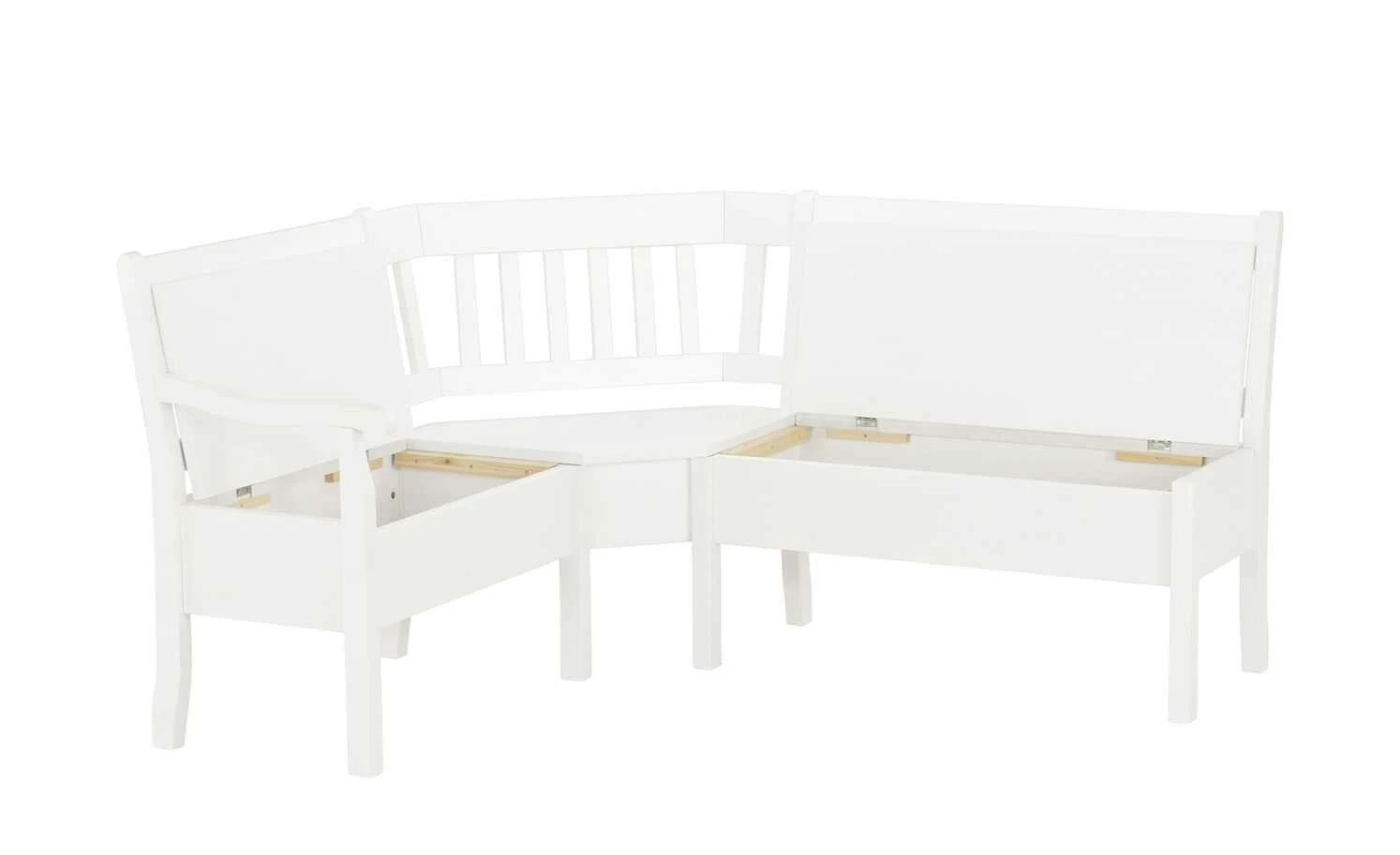 maison bleue Truhen-Eckbank massiv Bendix | Weiß ca. 147 x 213 cm 8 maison bleue Truhen-Eckbank massiv Bendix | Weiß ca. 147 x 213 cm – Bild 8