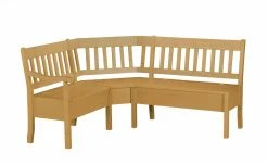 maison bleue Truhen-Eckbank massiv Bendix | laugenfarben ca. 147 x 213 cm