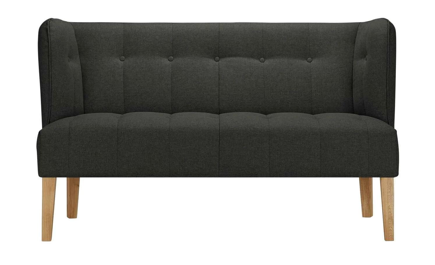 switch Küchensofa Webstoff meliert Bella | Schwarz 158|cm 10 switch Küchensofa Webstoff meliert Bella | Schwarz 158|cm – Bild 10