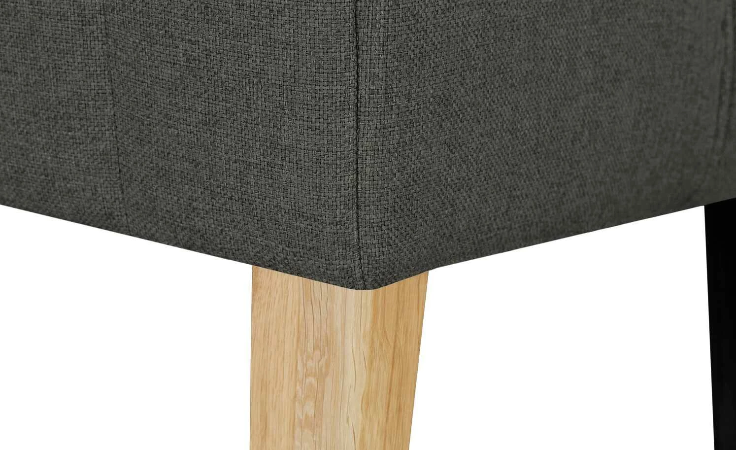 switch Küchensofa Webstoff meliert Bella | Schwarz 158|cm 3 switch Küchensofa Webstoff meliert Bella | Schwarz 158|cm – Bild 3