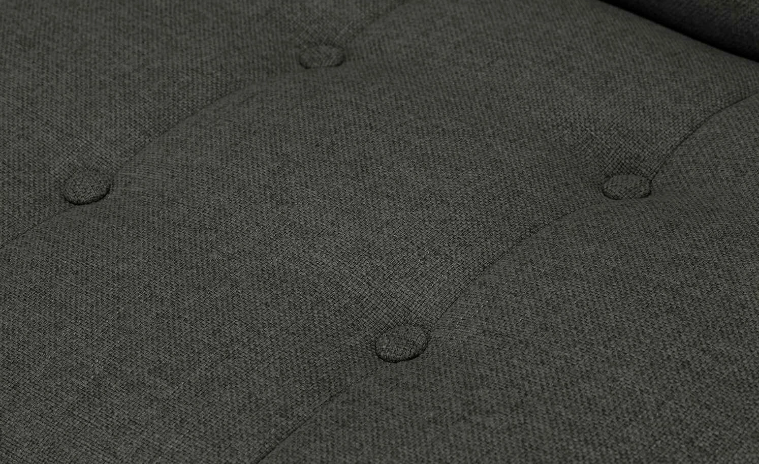 switch Küchensofa Webstoff meliert Bella | Schwarz 158|cm 4 switch Küchensofa Webstoff meliert Bella | Schwarz 158|cm – Bild 4