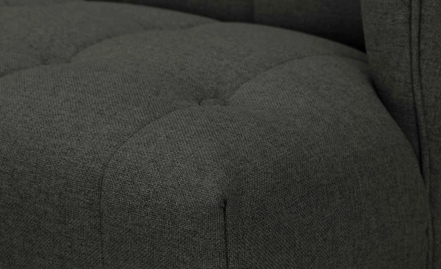 switch Küchensofa Webstoff meliert Bella | Schwarz 158|cm 5 switch Küchensofa Webstoff meliert Bella | Schwarz 158|cm – Bild 5