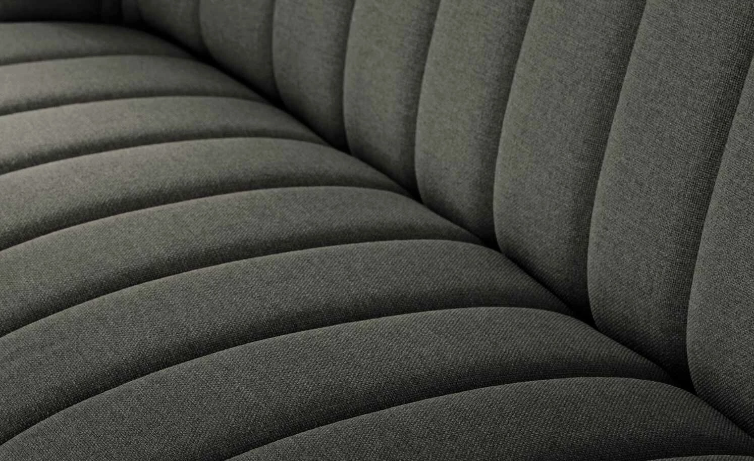 switch Küchensofa Webstoff meliert Rina | Schwarz 156|cm 7 switch Küchensofa Webstoff meliert Rina | Schwarz 156|cm – Bild 7