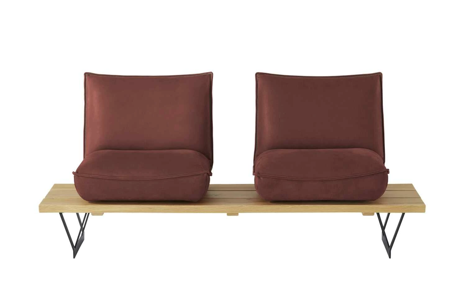 KOINOR Leder-Kufen-Bank auf Holzpodest drehbar Schwof | Chilli (Rot) / Kontrastfaden Beige Drehfunktion inkl. Drehstopp 14 KOINOR Leder-Kufen-Bank auf Holzpodest drehbar Schwof | Chilli (Rot) / Kontrastfaden Beige Drehfunktion inkl. Drehstopp – Bild 14