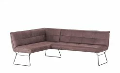 KOINOR Leder-Eckbank Bexx | Plum (Rosa) rechts 224|cm