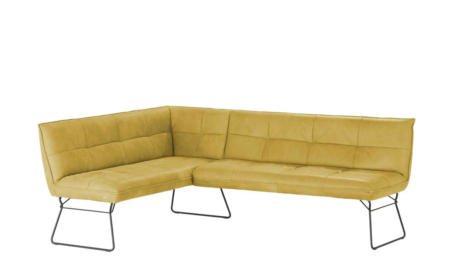 KOINOR Leder-Eckbank Bexx | Safran (Gelb) rechts 224|cm 1 KOINOR Leder-Eckbank Bexx | Safran (Gelb) rechts 224|cm