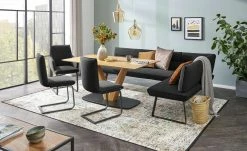 KOINOR Eckbank Dining System 3 | Schwarz links 237|cm