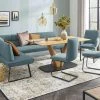 KOINOR Eckbank Dining System 3 | Hellblau rechts 217|cm
