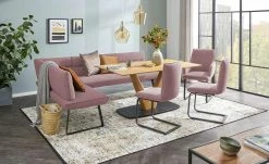 KOINOR Eckbank Dining System 3 | Rosa rechts 217|cm