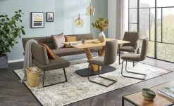 KOINOR Eckbank Dining System 3 | Braun rechts 217|cm