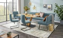 KOINOR Eckbank Dining System 3 | Hellblau links 217|cm