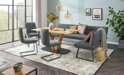 KOINOR Eckbank Dining System 3 | Grau links 217|cm