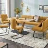 KOINOR Eckbank Dining System 3 | Senfgelb links 217|cm