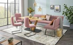 KOINOR Eckbank Dining System 3 | Rosa links 217|cm