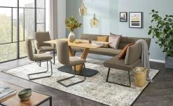 KOINOR Eckbank Dining System 3 | Braun links 217|cm